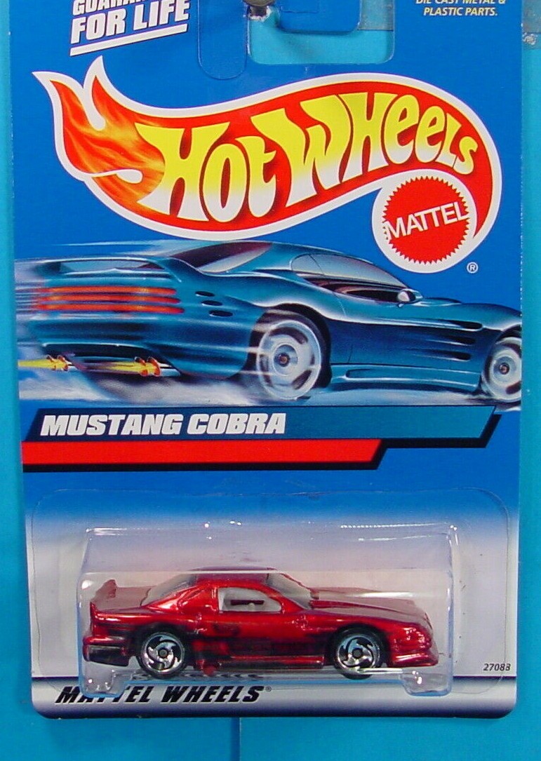 C517 HOT WHEELS 2000 COLLECTOR #121 FORD MUSTANG COBRA NEW ON CARD