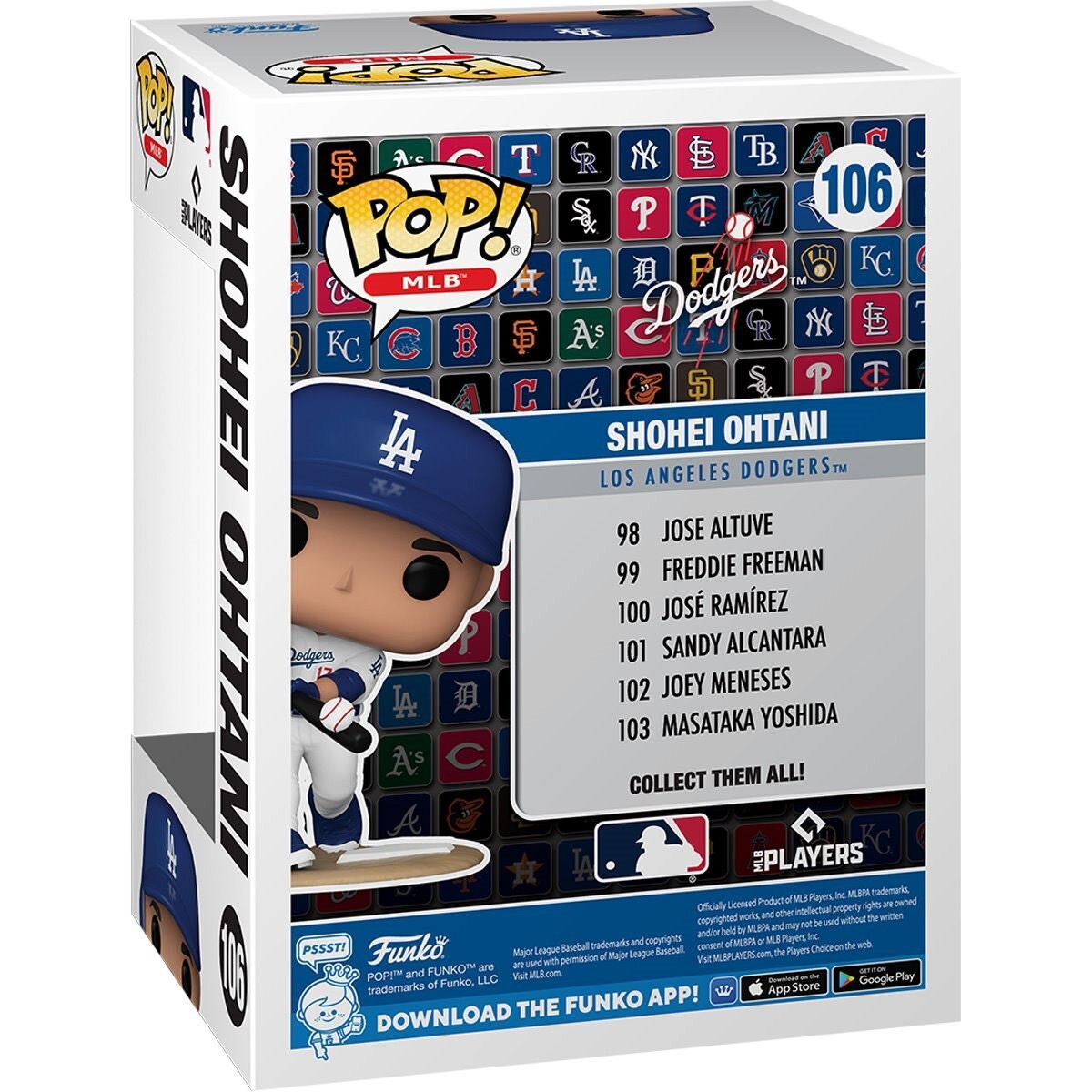 Shohei Ohtani Home Funko Pop! MLB Dodgers Vinyl Figure #106
