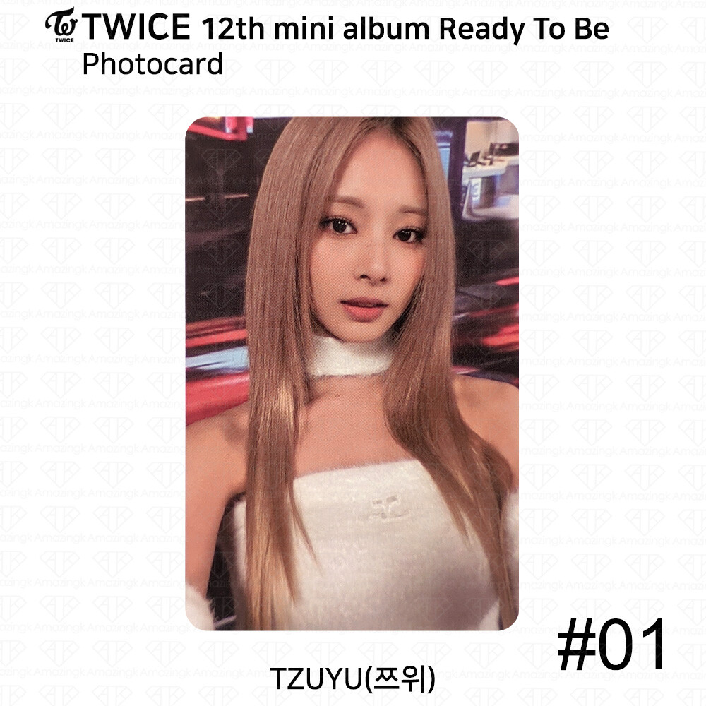 TWICE 12th Mini Album Ready To Be Photocard Message Card Poster