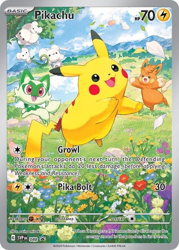 PSA 10 Pikachu 242/SV-P Illustration Contest 2024 SV Promo