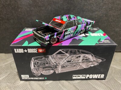 1/64 MINI GT KAIDO HOUSE #68 DATSUN 510 PRO STREET HKS SUPER OIL