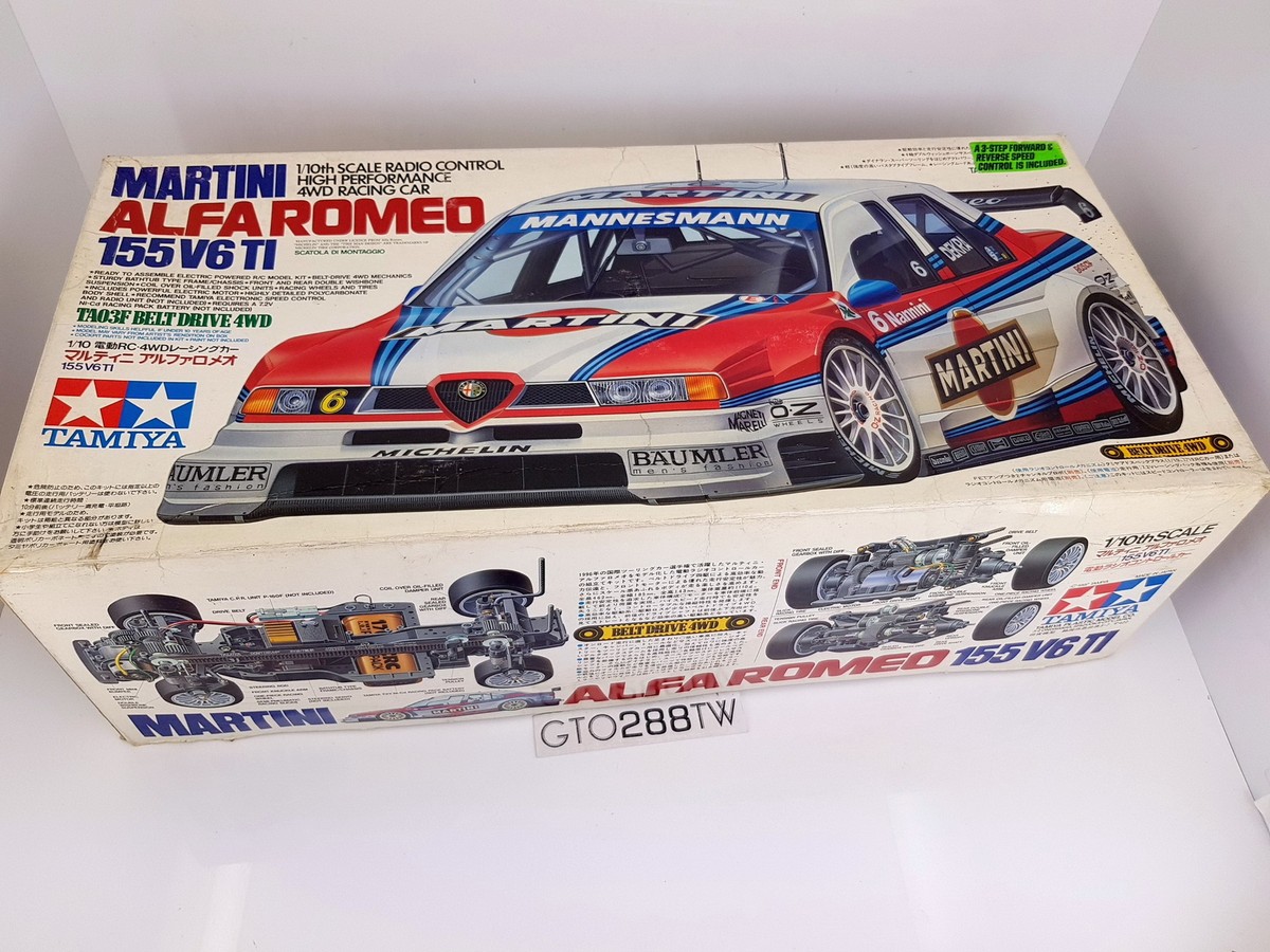 Tamiya 1/10 R/C Martini Alfa Romeo 155 V6 TI TA03F Chassis(Radio