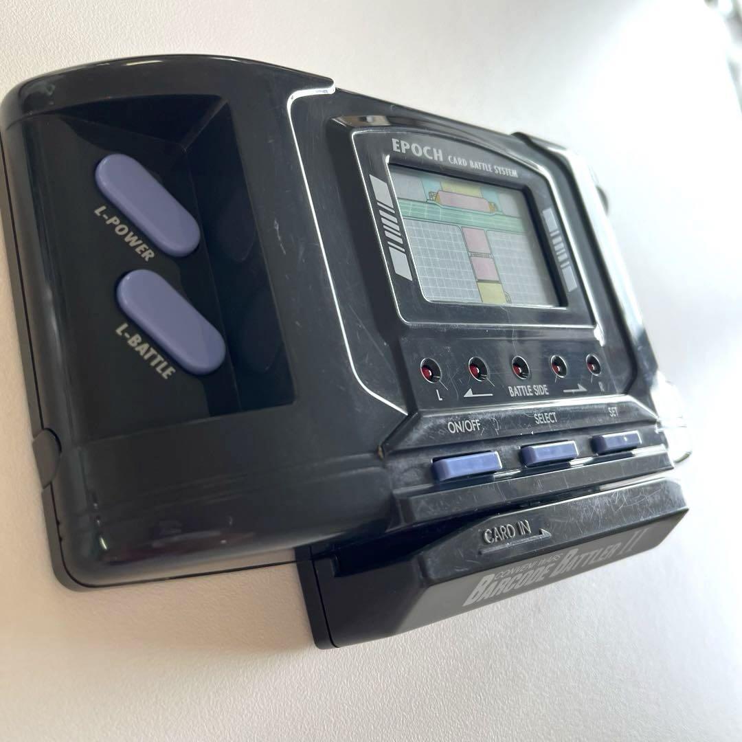 Barcode Battler II console cards Epoch Set Lcd card game system