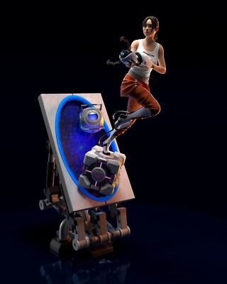 Chell Portal Figure | eBay