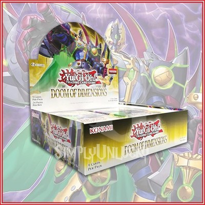 2025 YUGIOH DOOM OF DIMENSIONS BOOSTER BOX | FACTORY SEALED YuGiOh