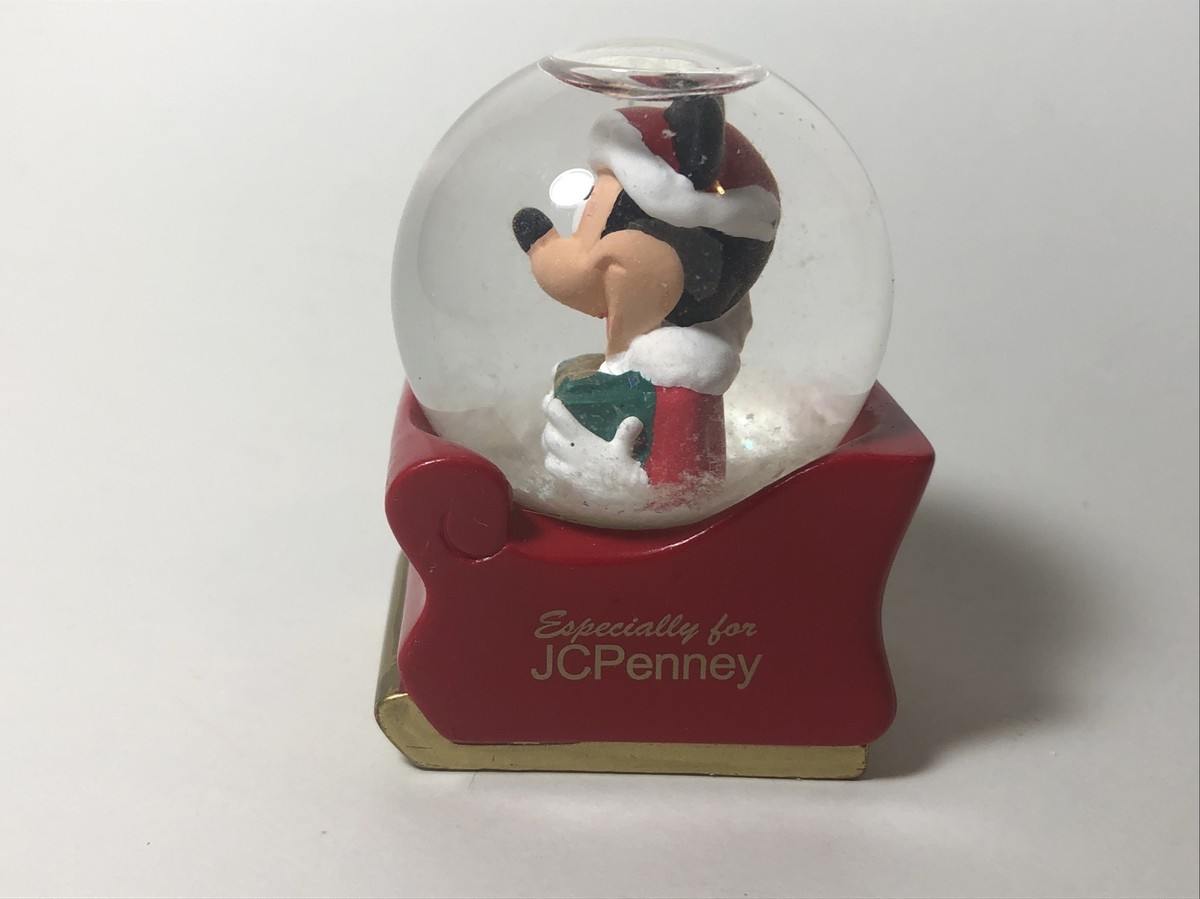 2003 Mickey Mouse Disney JCPenney Snow Globe Black Friday