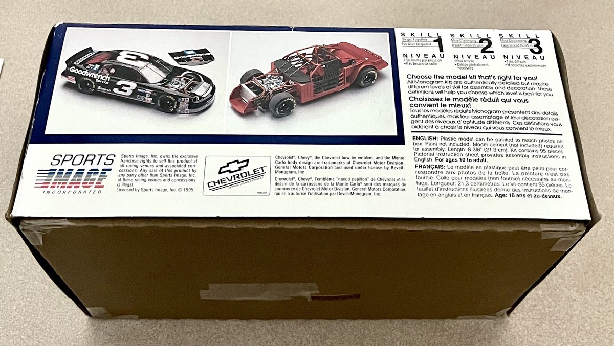 🏁 MONOGRAM Dale Earnhardt #3 Goodwrench Monte Carlo (1995) Open