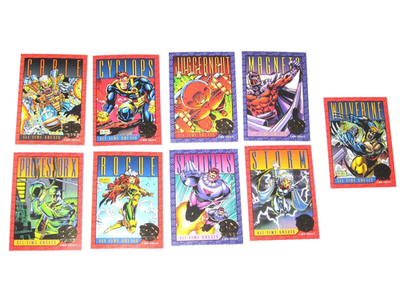 1993 X-MEN SERIES 2 30 YEARS GOLD FOIL STAMPED 9 CARD INSERT CHASE