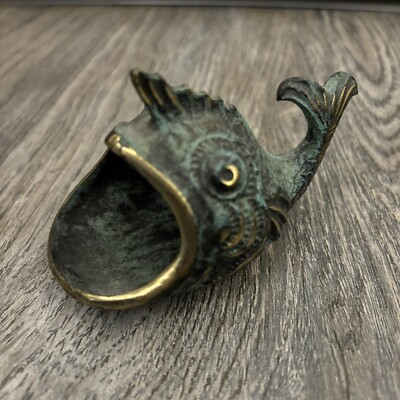 Brass Fish Ashtray by Walter Bosse Lot Of 2 | eBay