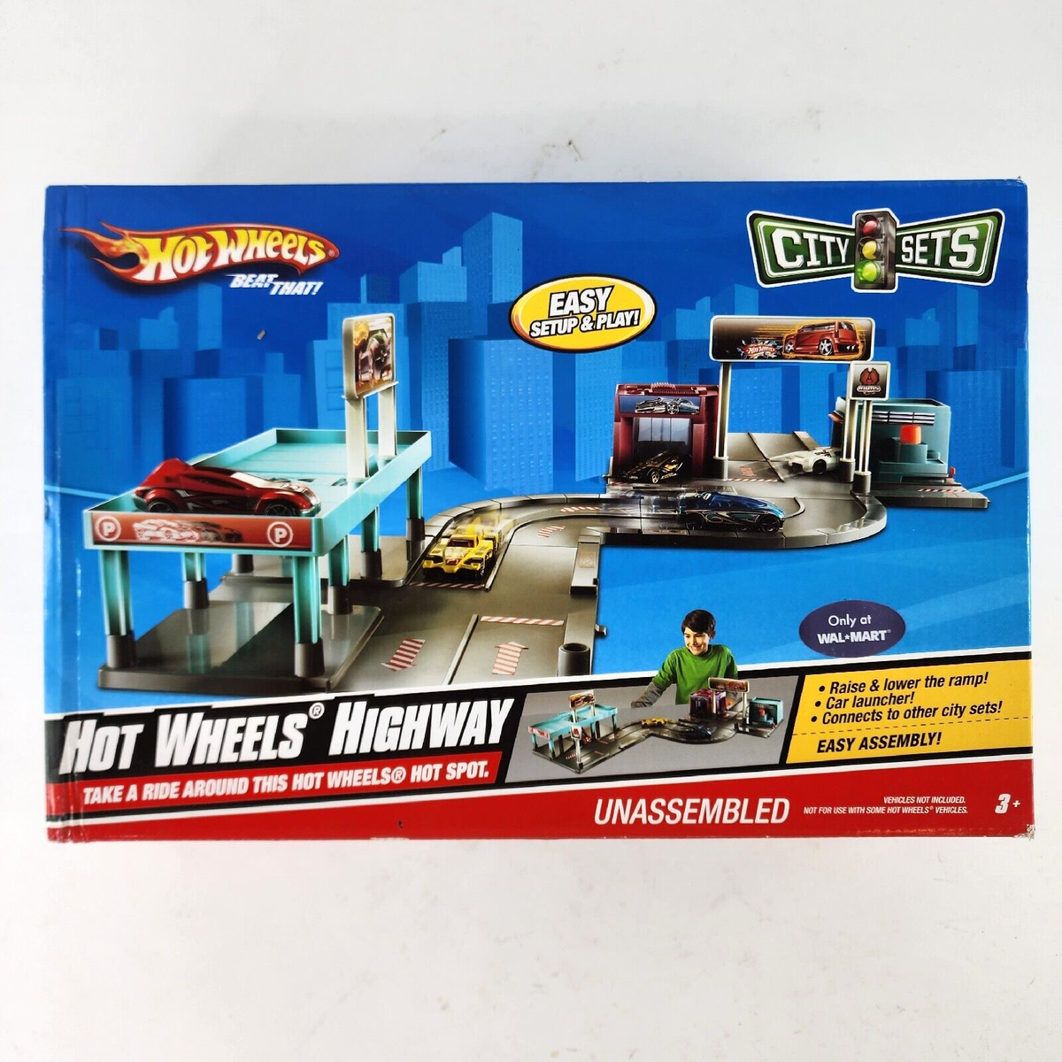 Hot Wheels City Sets HIGHWAY Playset Connecting 2009 EXCLUSIVE