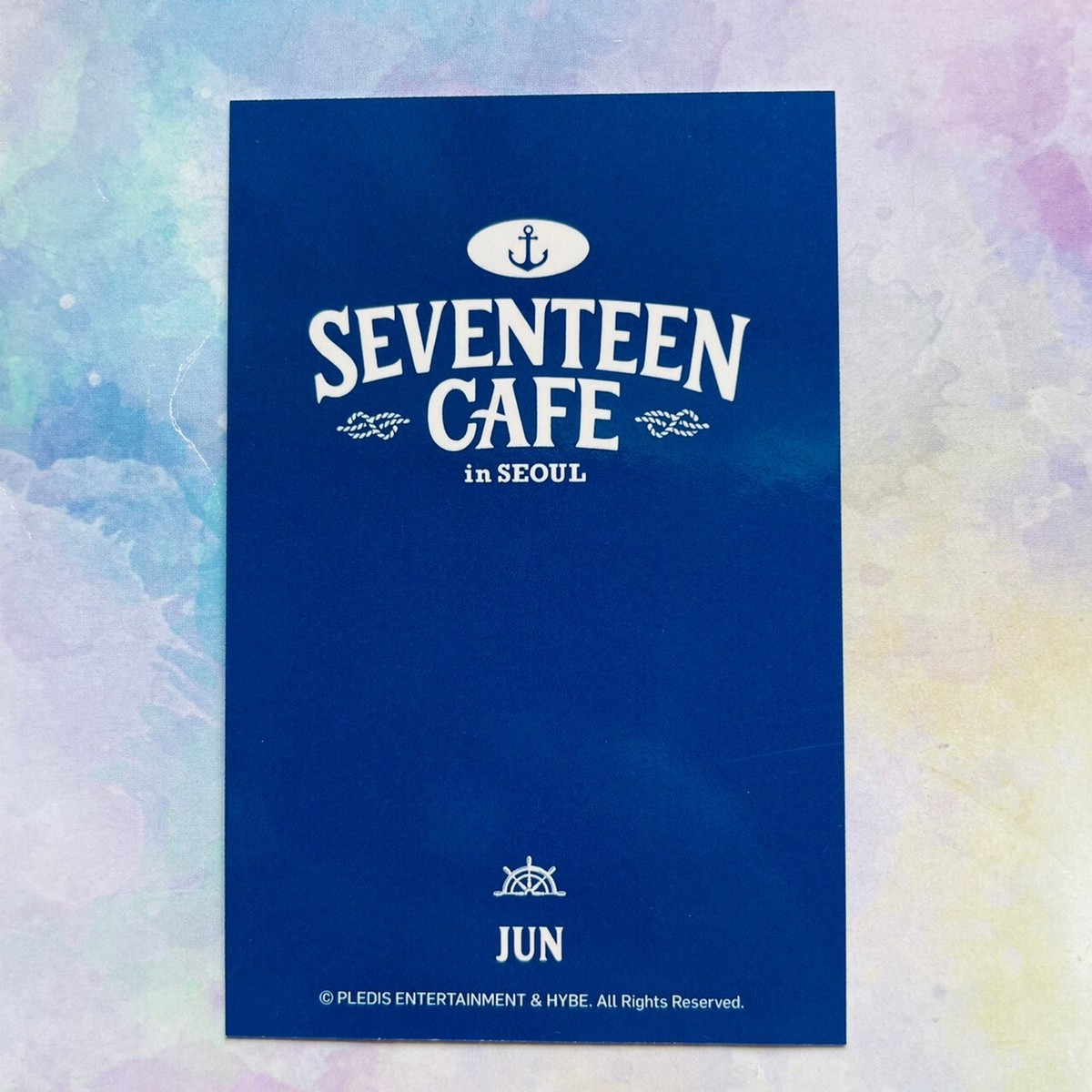 SEVENTEEN CAFE in SEOUL Military Uniform Photo card Merch Tray