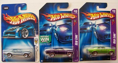Hot Wheels '68 Chevy Nova '04 5 '06 98 '08 '09 136 '12 171 '17 67