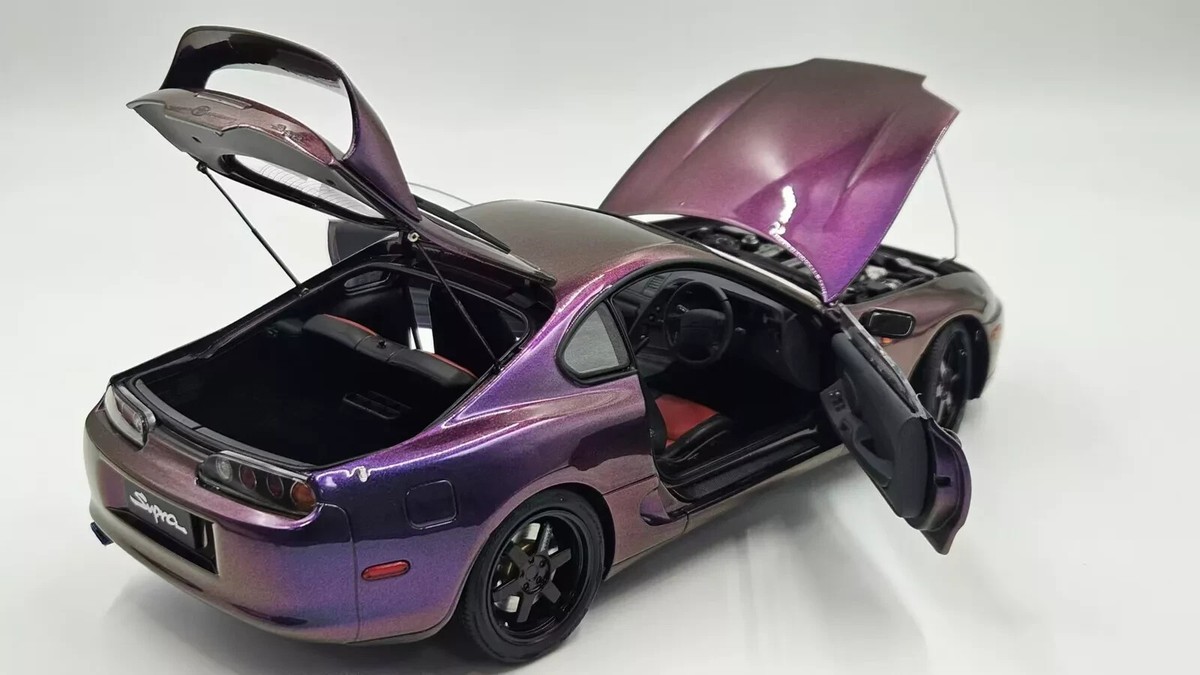 WHELART 1/18 Toyota Supra A80 Full-open type Midnight Purple