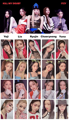 ITZY [KILL MY DOUBT] STANDARD ALBUM PHOTOCARD PC YEJI LIA RYUJIN