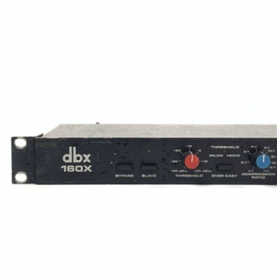 dbx 160X Professional Compressor Limiter Signal Processor Black