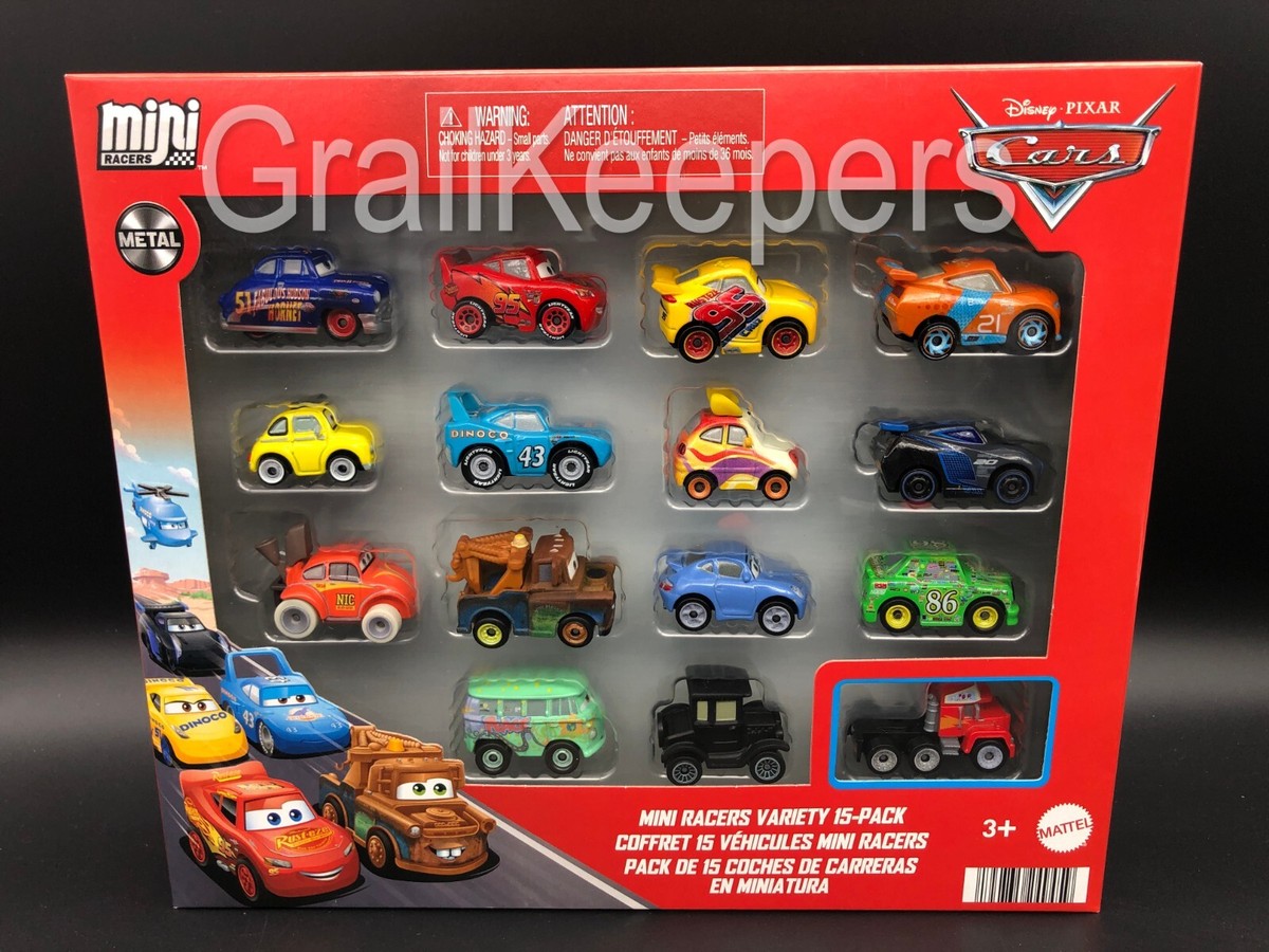 Disney Pixar Cars Mini Racers 15 Pack Jocko Flocko Mack Lizzie