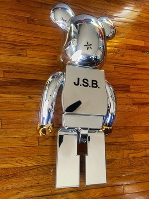1000% Medicom Bearbrick J.S.B 3rd generation silver chrome | eBay