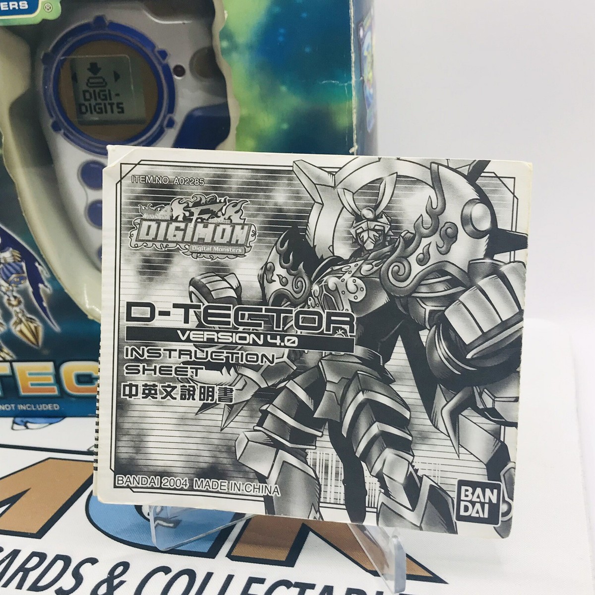 RARE Digimon Digivice D-Tector V4 Blue Box Original Ver.4 BOXED