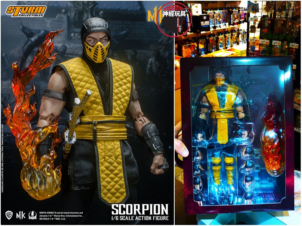STORM COLLECTIBLES 1/6 SCALE SCORPION - MORTAL KOMBAT 12