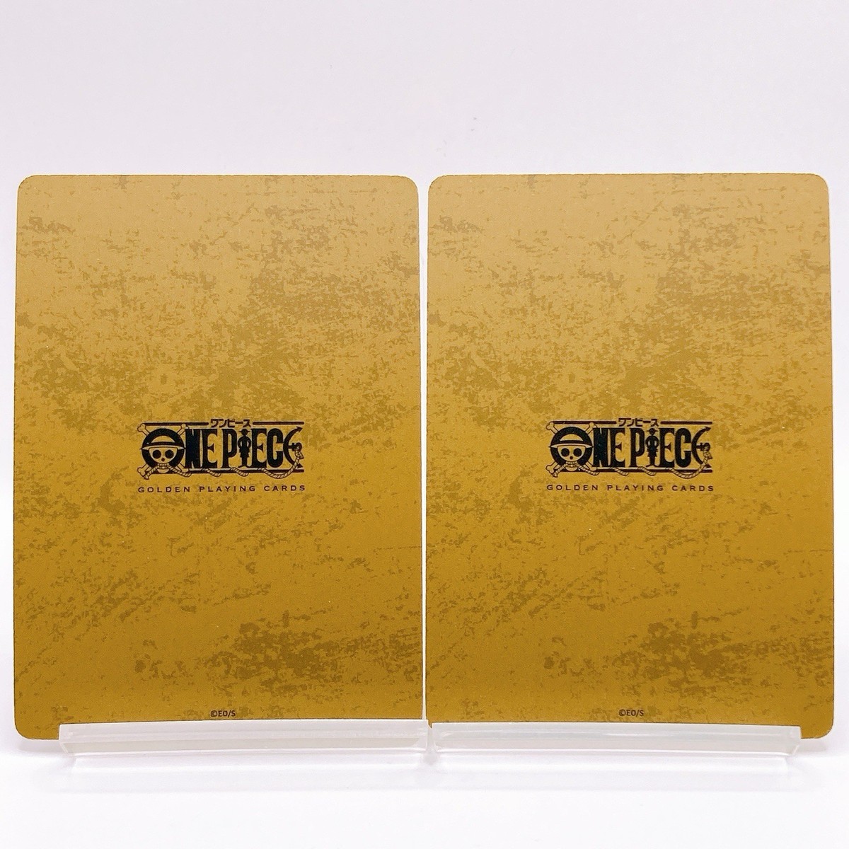 One Piece Golden Playing Card Joker Set of 2 Monkey D. Luffy Gear5