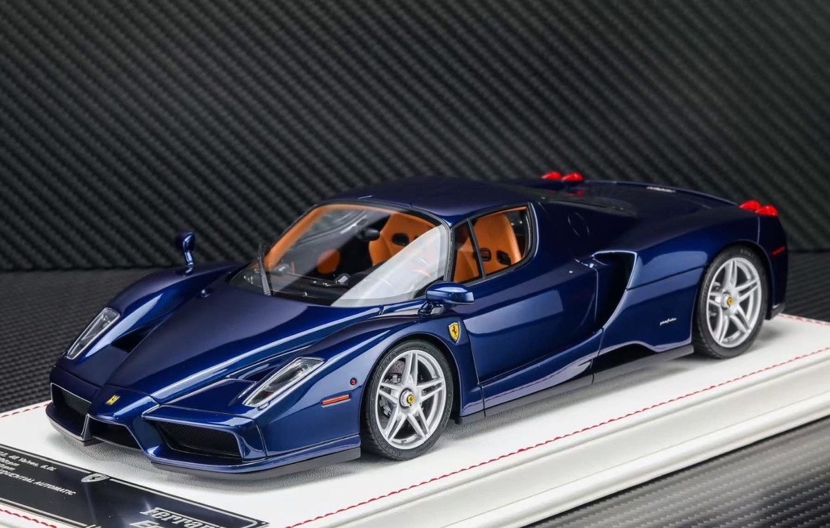 Ferrari Enzo (Gloss Metallic Dark Blue) [Davis & Giovanni] 1:18