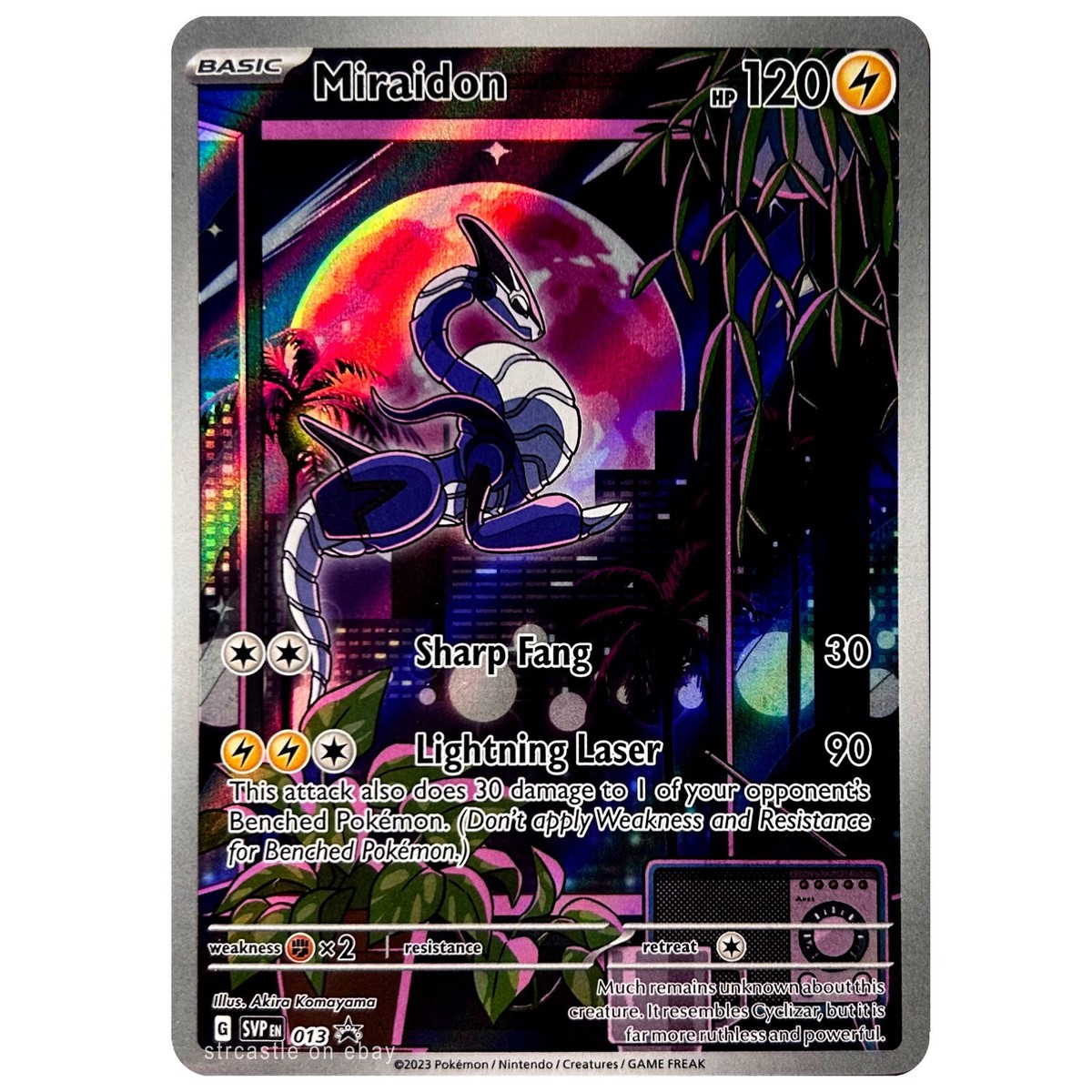 Miraidon #13 - Scarlet & Violet Black Star Promo Pokémon TCG (HOLO