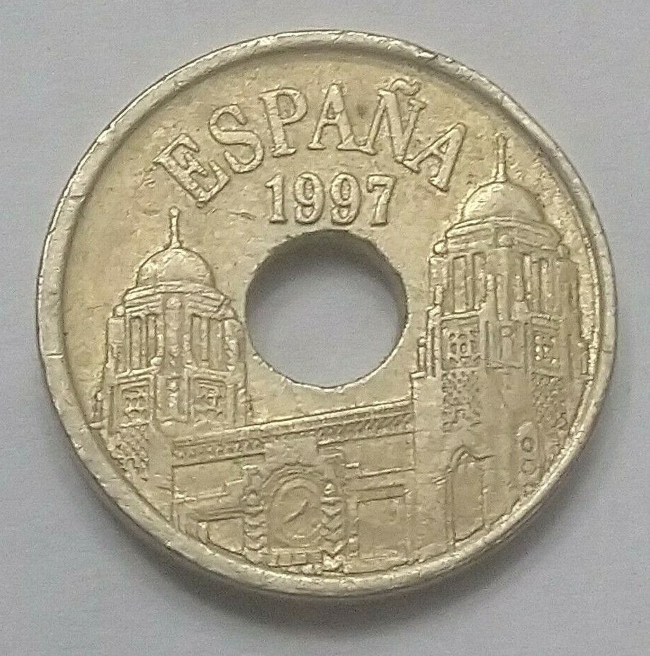 1997 (1497-1997) Melilla Spain 25 peseta commemorative coin