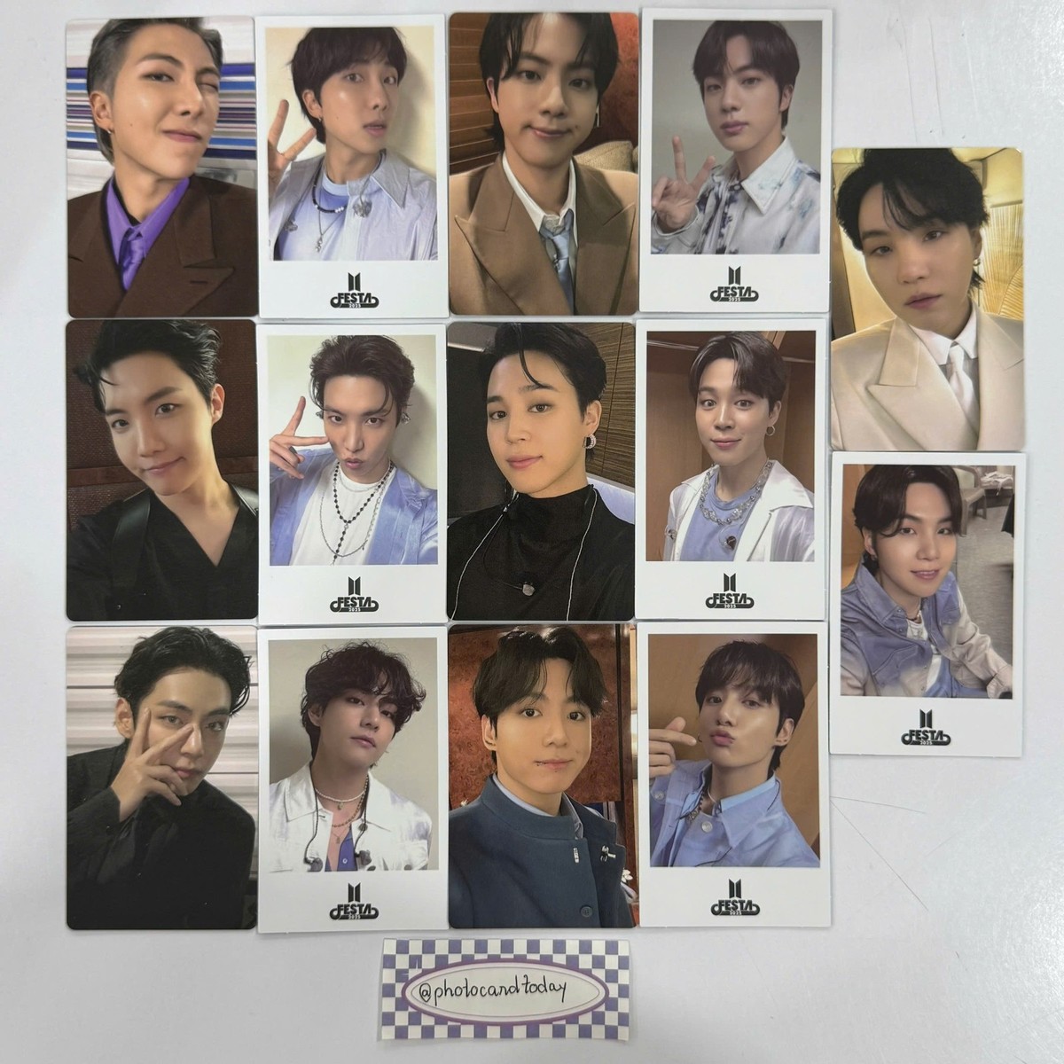 BTS FESTA 2025 POB BENEFITS 100K WON PHOTOCARD OFFICIAL JUNGKOOK V