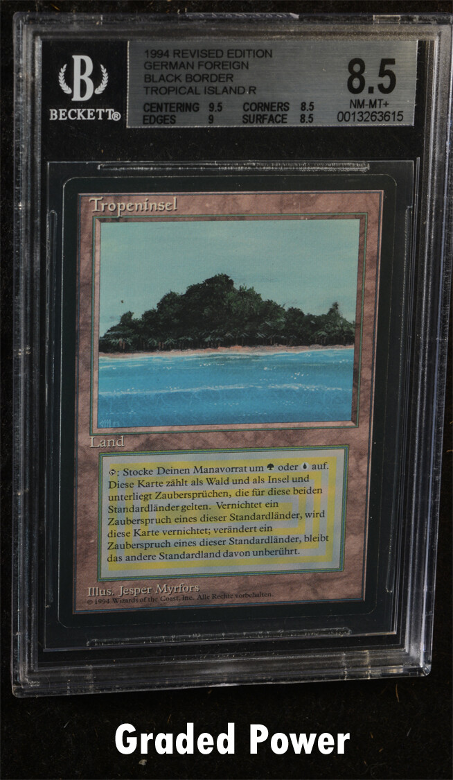 BGS Foreign Revised Black Border Tropeninsel/(Tropical Island