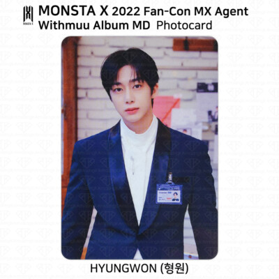 Monsta X 2022 Fan-Con MX Agent Official MD Withmuu Photocard KPOP