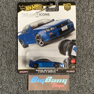 Hot Wheels Nissan Skyline GTR V-SPEC II BNR34 Timeless Icons 2025