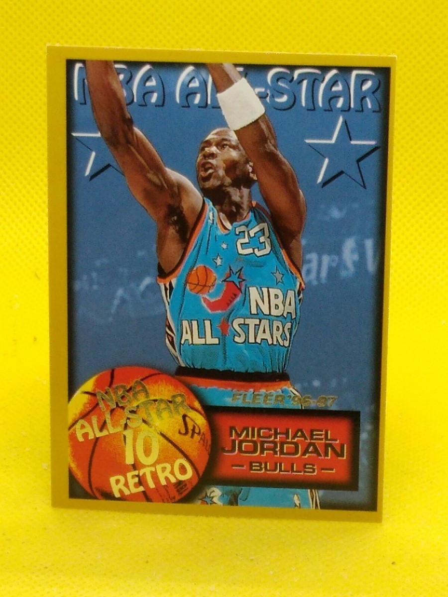 Michael Jordan 1996-97 Fleer NBA ALL-STAR 10 RETRO #282 | eBay