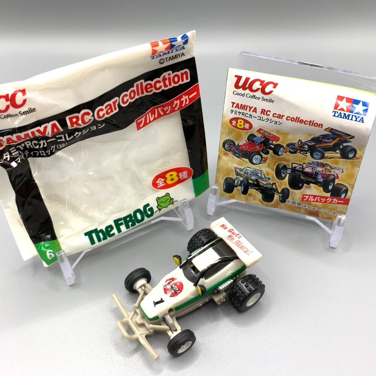 The Frog Green TAMIYA RC Car Collection Pull Back Car UCC Japan