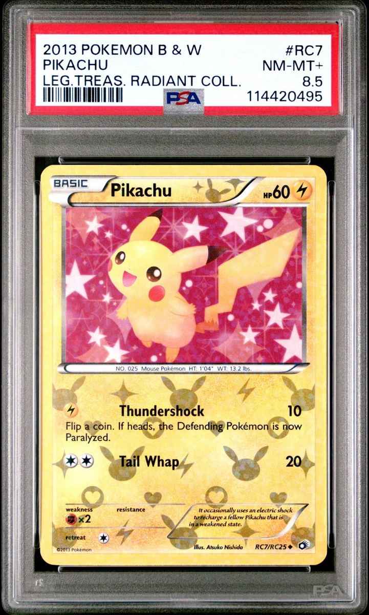 Pikachu Pokémon TCG Professional Sports Authenticator (PSA) 8.5