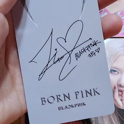 BLACK PINK 2ND Album Born Pink Ktown4U Lucky Draw Photocard POB