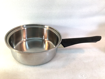 Amway Queen 18/8 Multi-Ply Stainless Steel Cookware 3 Pans 2 Lids