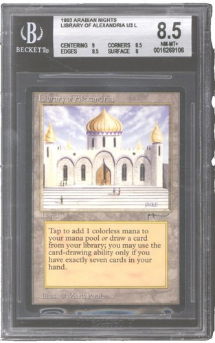 MTG: Juzam Djinn [BGS 9.5 Arabian Nights Magic the Gathering Gem