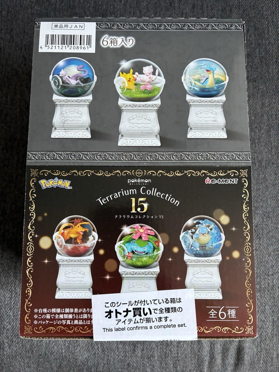 Re-Ment Pokemon Terrarium Collection 15 All 6 type set Japan NEW