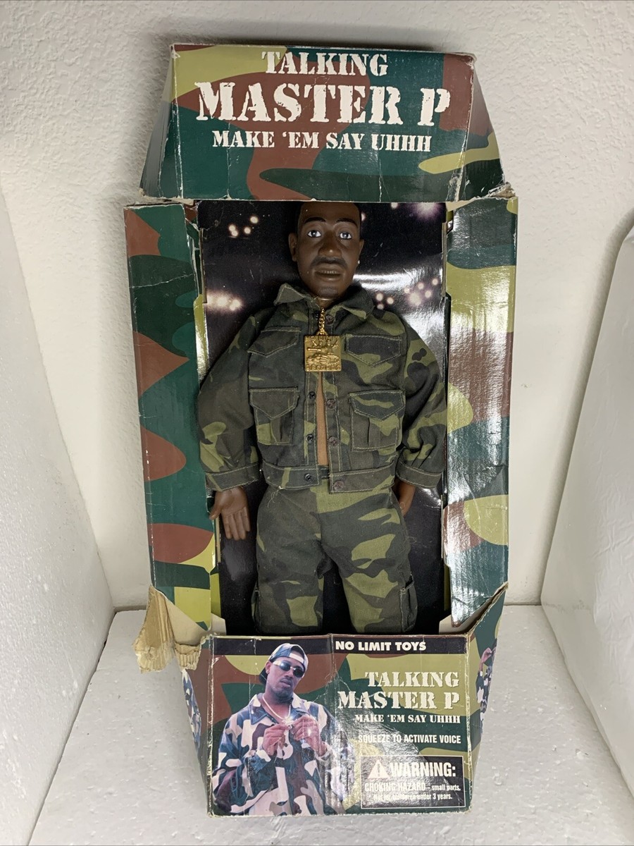No Limit Toys Talking Master P Figure Make Em Say Uhhh No Hat