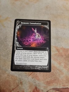 Mtg Demonic Consultation | eBay
