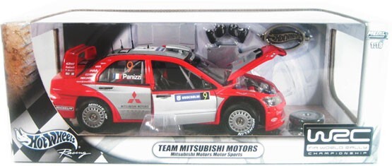 Hot Wheels 1/18 Scale B6228-0510 2004 Mitsubishi Lancer WRC