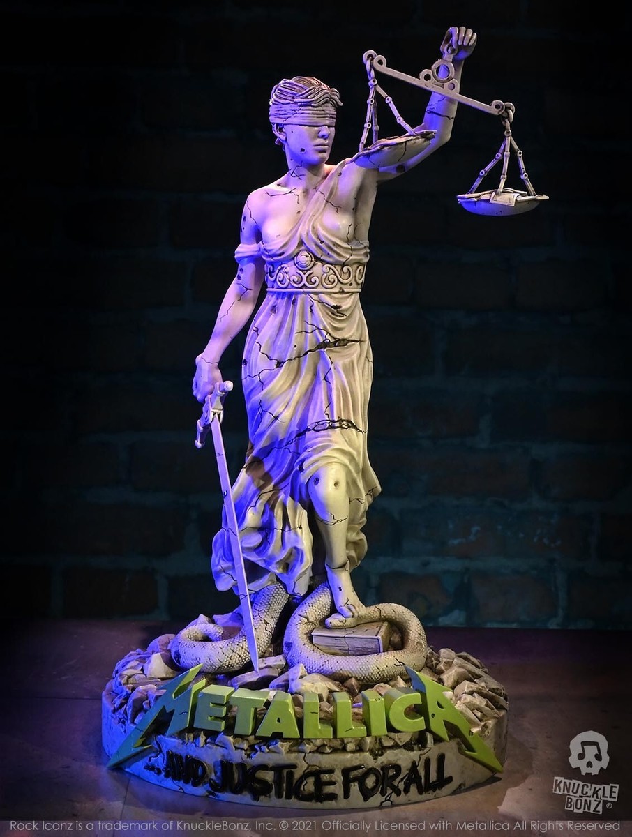 949/1988 METALLICA Knuckle Bonz LADY JUSTICE ON TOUR STATUE DORIS