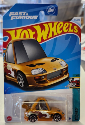 Hot Wheels Fast & Furious Tooned 4/5 '94 Toyota Supra in Brown 224