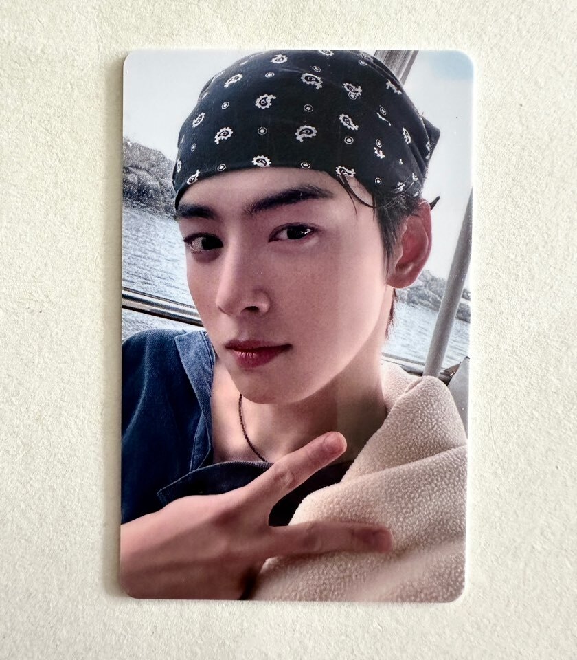 Astro Cha Eunwoo Official Photo Book in LA 2023 PVC Photocard | eBay
