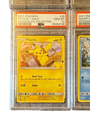 PSA 10 GEM MINT Pikachu 2025 McDonald's Promo 020/M-P Japanese