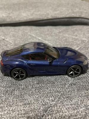 Toyota New Supra GR Supra model Minicar Deep Blue Metallic 1/30