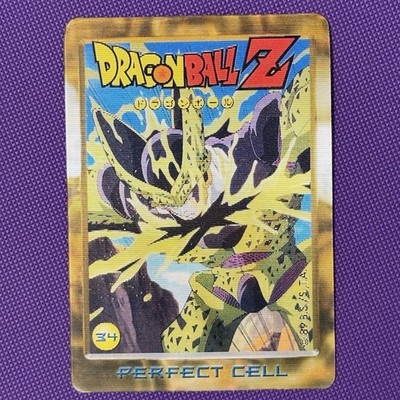 Vintage 1999 Dragon Ball Z Lenticular 3D Card Goku v Cell Italy