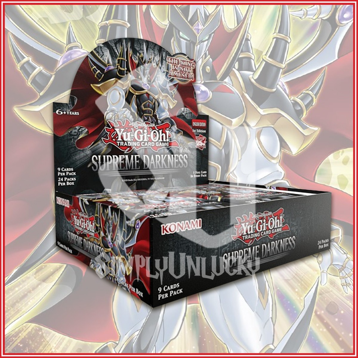 YuGiOh Supreme Darkness Booster Box 1st Edition 24 Packs NEW