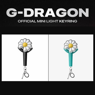NEW]G-DRAGON GD Official Mini Light Keyring ( Black / Mint Ver