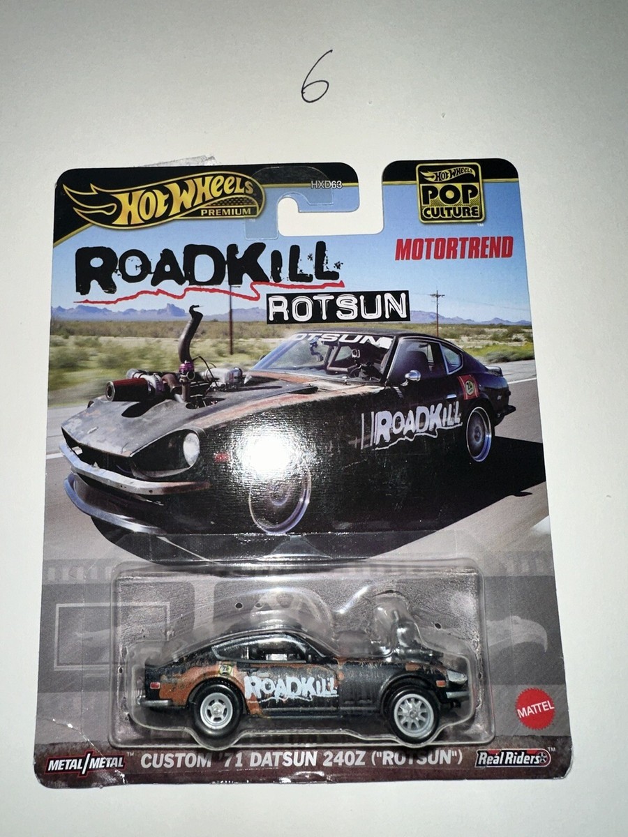 Hot Wheels Premium POP Culture Roadkill Rotsun Custom '71 Datsun